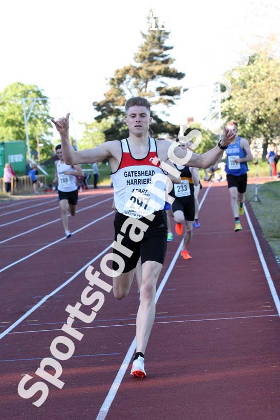 Jimmy Hedley 800 metres, Monkton, Jarrow and Hebburn. Photo:  David T. Hewitson/Sports for All Pics